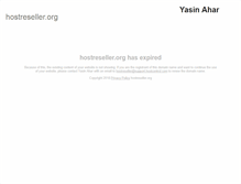 Tablet Screenshot of hostreseller.org
